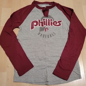 PHILLIES retro girls long sleeve